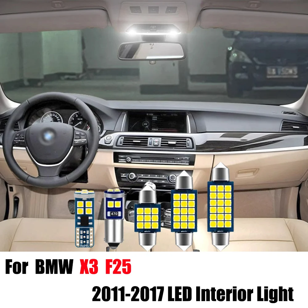 12pcs Canbus Vehicle Lamp LED Car Bulbs Interior light Accessories Kit For BMW X3 F25 2011 2012 2013 2014 2015 2016 2017
12pcs Canbus Vehicle Lamp LED Car Bulbs Interior light Accessories Kit For BMW X3 F25 2011 2012 2013 2014 2015 2016 2017