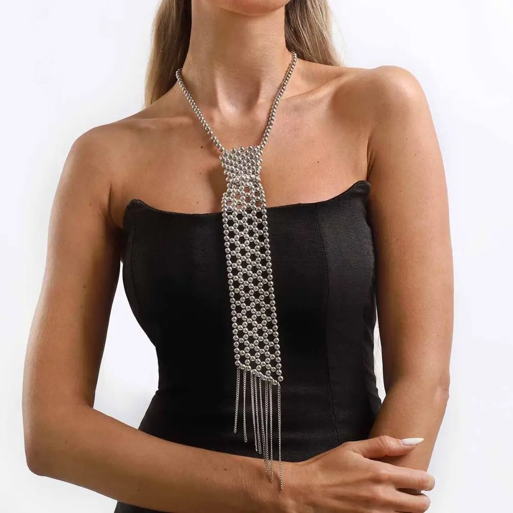 Korean Pearl Tie Minimalist Handmade Beads Necktie Academic Style Harajuku Style Beaded Fake Collar JK Uniform Decoration
Korean Pearl Tie Minimalist Handmade Beads Necktie Academic Style Harajuku Style Beaded Fake Collar JK Uniform Decoration