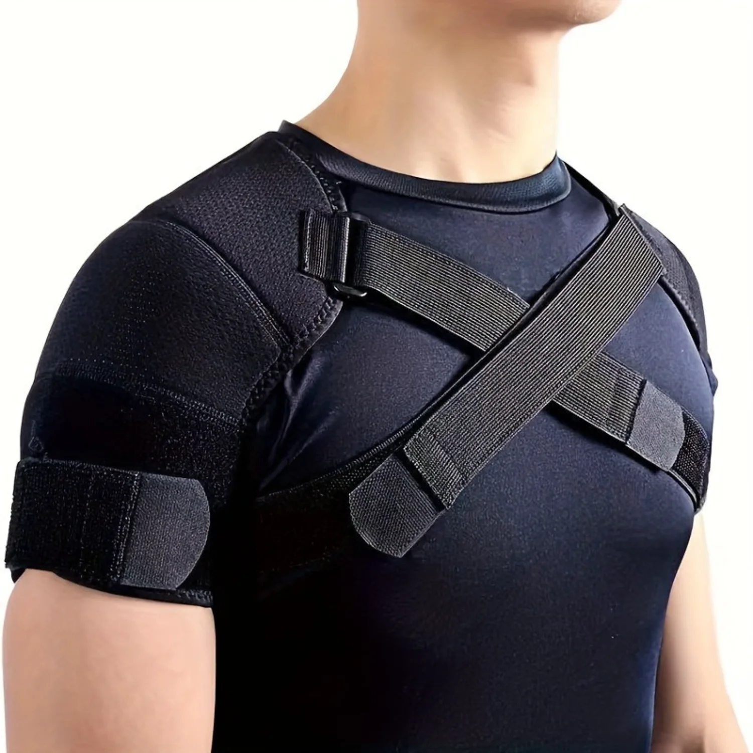Double Adjustable Sports Shoulder Support Strap for Running - Relieves Back Pain, Arthritis, and Shoulder Strains - Breathable P
Double Adjustable Sports Shoulder Support Strap for Running - Relieves Back Pain, Arthritis, and Shoulder Strains - Breathable P