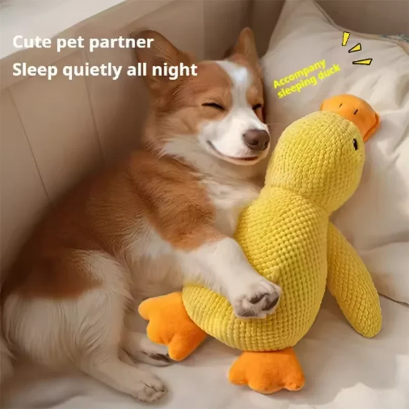Cute dog Toy Stomping Duck Bite Resistant Grinding Teeth Cleaning Large Dog Interactive Entertainment Puppy Boredom Plush Toy
Cute dog Toy Stomping Duck Bite Resistant Grinding Teeth Cleaning Large Dog Interactive Entertainment Puppy Boredom Plush Toy