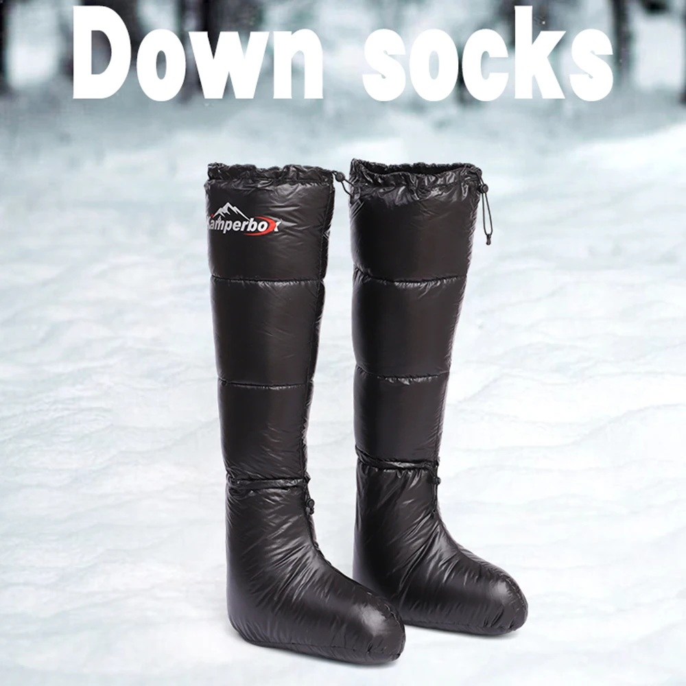 Camping Down Socks,Down Boots Sleeping Bag Socks ,Down Boots Camping Sleep Boots,Sleeping Bag Down Boots, for camping and hiking
Camping Down Socks,Down Boots Sleeping Bag Socks ,Down Boots Camping Sleep Boots,Sleeping Bag Down Boots, for camping and hiking
