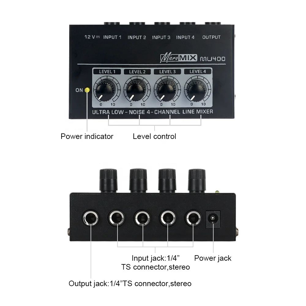 Аудиомикшер, линейный микшер, малошумящий, 4-канальный для дополнительного микширования с адаптером переменного тока, используемый для микрофона, гитары, бас-клавиатуры, инструментов
Аудиомикшер, линейный микшер, малошумящий, 4-канальный для дополнительного микширования с адаптером переменного тока, используемый для микрофона, гитары, бас-клавиатуры, инструментов