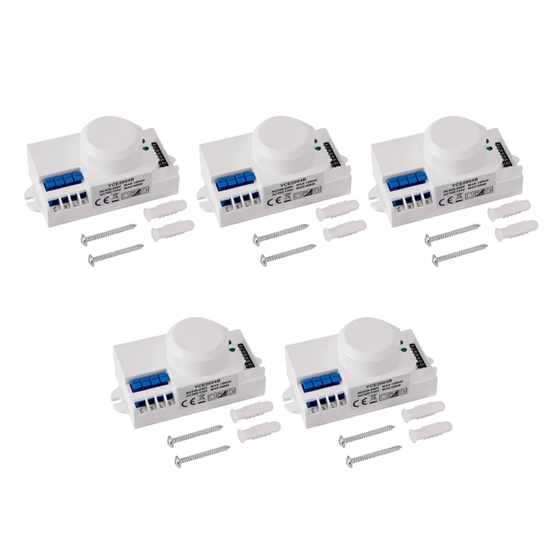 Promotion! 5X 220V 360 Degree Microwave Sensor Light Switch Induction Microwave Motion Sensor Switch Vibration Sensor
Promotion! 5X 220V 360 Degree Microwave Sensor Light Switch Induction Microwave Motion Sensor Switch Vibration Sensor