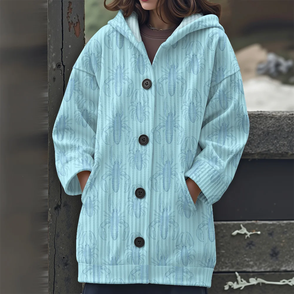 Повседневный женский свитер с узорами серии животных, новинка 2025 года, женский длинный свитер, свитер с капюшоном и милым узором
Повседневный женский свитер с узорами серии животных, новинка 2025 года, женский длинный свитер, свитер с капюшоном и милым узором