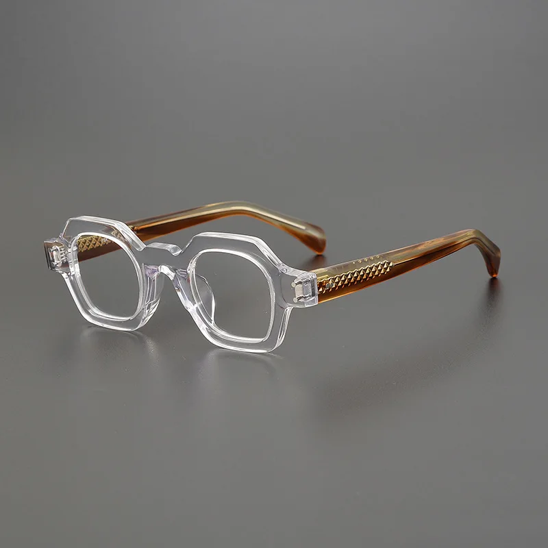 2025 Retro Thick Acetate Glasses Frame Polygonal Square Design New Men Women Fashion Paired with Myopia Anti Blue Light Eyeglass
2025 Retro Thick Acetate Glasses Frame Polygonal Square Design New Men Women Fashion Paired with Myopia Anti Blue Light Eyeglass