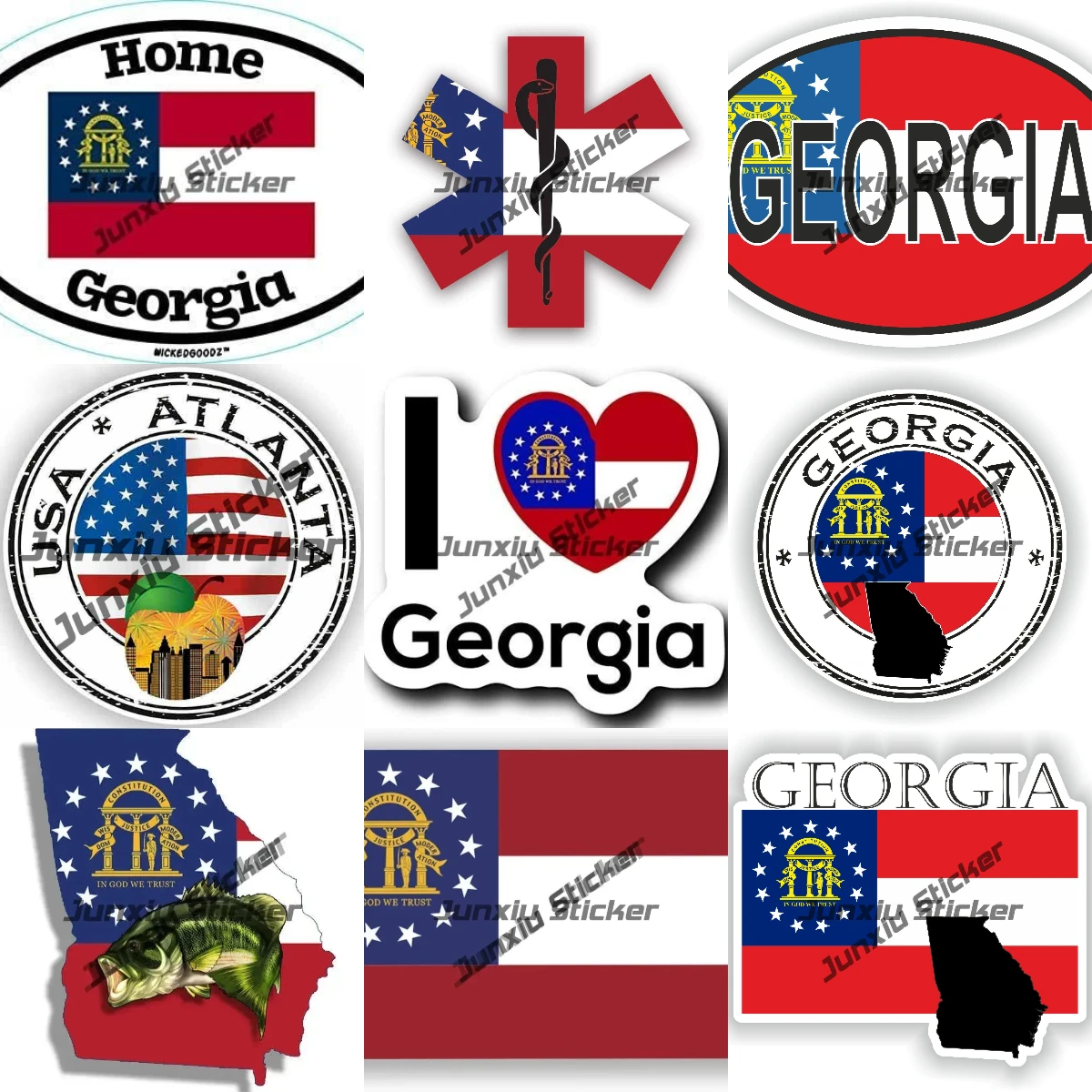 Georgia Star of Life Flag Sticker Georgia USA Seal Country Code Oval Sticker with Flag Map for Bumper Laptop Book Accessories
Georgia Star of Life Flag Sticker Georgia USA Seal Country Code Oval Sticker with Flag Map for Bumper Laptop Book Accessories
