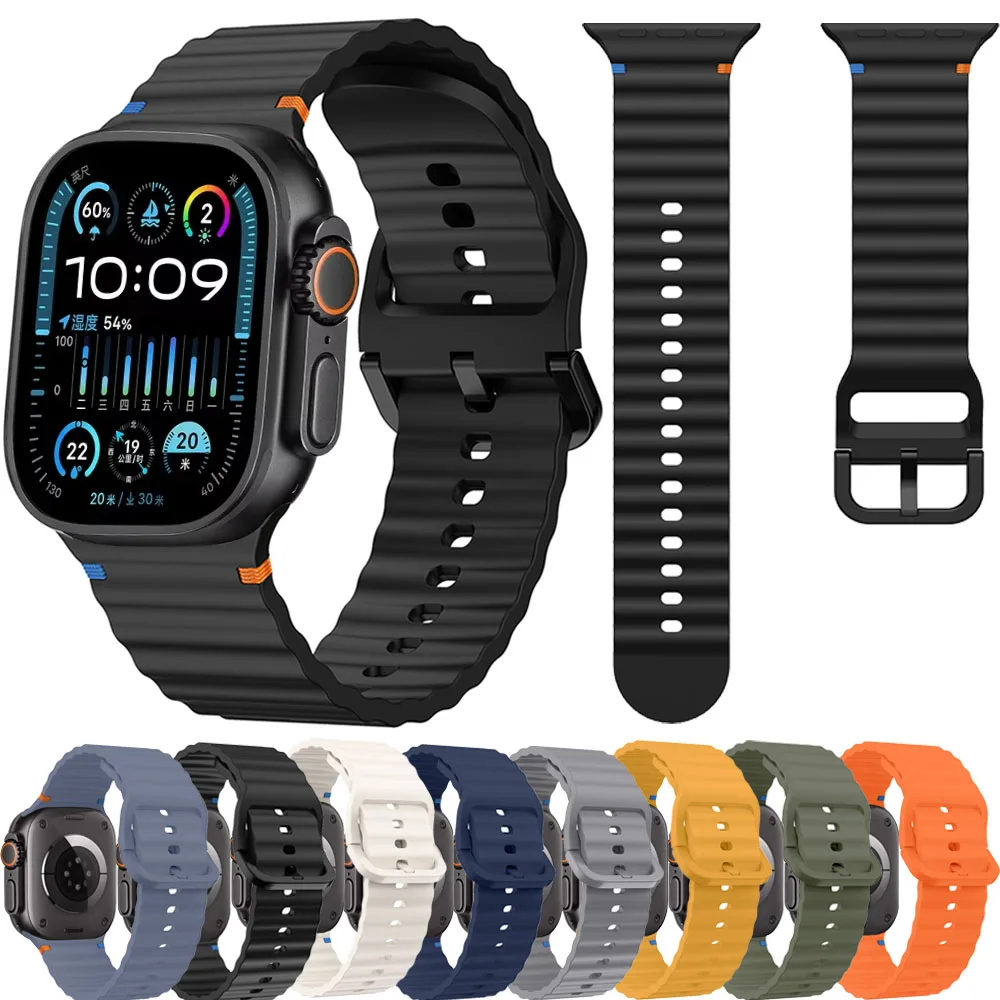 Silicone Needlework Strap For Apple Watch 11 10 46mm 42mm Ultra 3 49mm Bracelet Wristband iWatch 9 8 7 6 SE 45mm 41mm 44mm 40mm
Silicone Needlework Strap For Apple Watch 11 10 46mm 42mm Ultra 3 49mm Bracelet Wristband iWatch 9 8 7 6 SE 45mm 41mm 44mm 40mm
