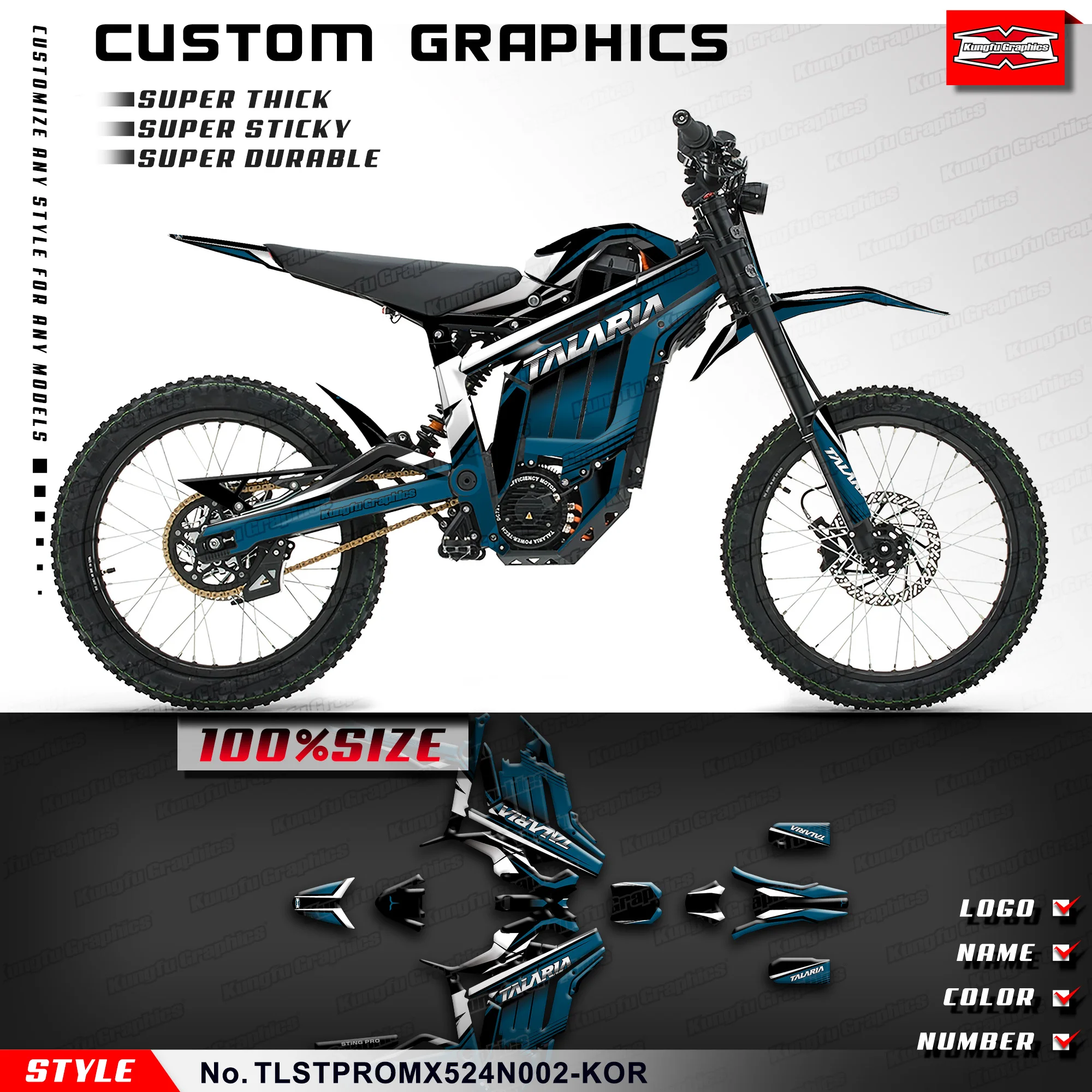 Набор наклеек KUNGFU GRAPHICS, клейкие наклейки для электрического велосипеда TALARIA STING MX5 PRO, TLSTPROMX524N002-KOR
Набор наклеек KUNGFU GRAPHICS, клейкие наклейки для электрического велосипеда TALARIA STING MX5 PRO, TLSTPROMX524N002-KOR