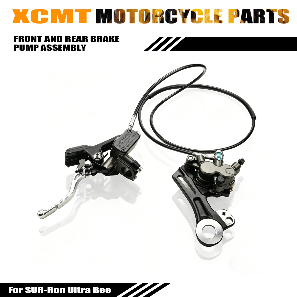 Electric Motorcycle Front and Rear Brake Pumps/Calipers/Oil Pipes/Brake Assemblies For SURRON Ultra Bee Replacement Part
Electric Motorcycle Front and Rear Brake Pumps/Calipers/Oil Pipes/Brake Assemblies For SURRON Ultra Bee Replacement Part