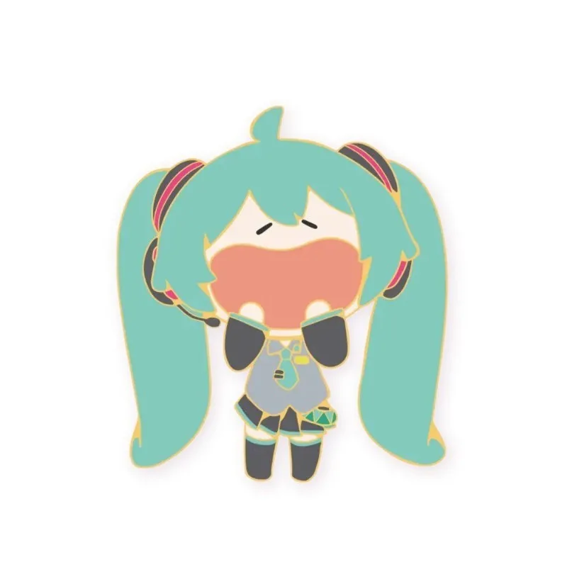 Металлический значок Hatsune Miku, милый мультяшный аниме-аксессуар для школьников и студентов, креативный изысканный кулон для сумки и одежды
Металлический значок Hatsune Miku, милый мультяшный аниме-аксессуар для школьников и студентов, креативный изысканный кулон для сумки и одежды