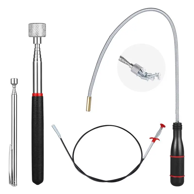 [A93Z!】 4 Pack Telescoping Magnet Pick-Up Tool Set, Extendable Magnetic Telescoping Pickup Tool 1-15 LB & 23Inch Bendable Spring
[A93Z!】 4 Pack Telescoping Magnet Pick-Up Tool Set, Extendable Magnetic Telescoping Pickup Tool 1-15 LB & 23Inch Bendable Spring