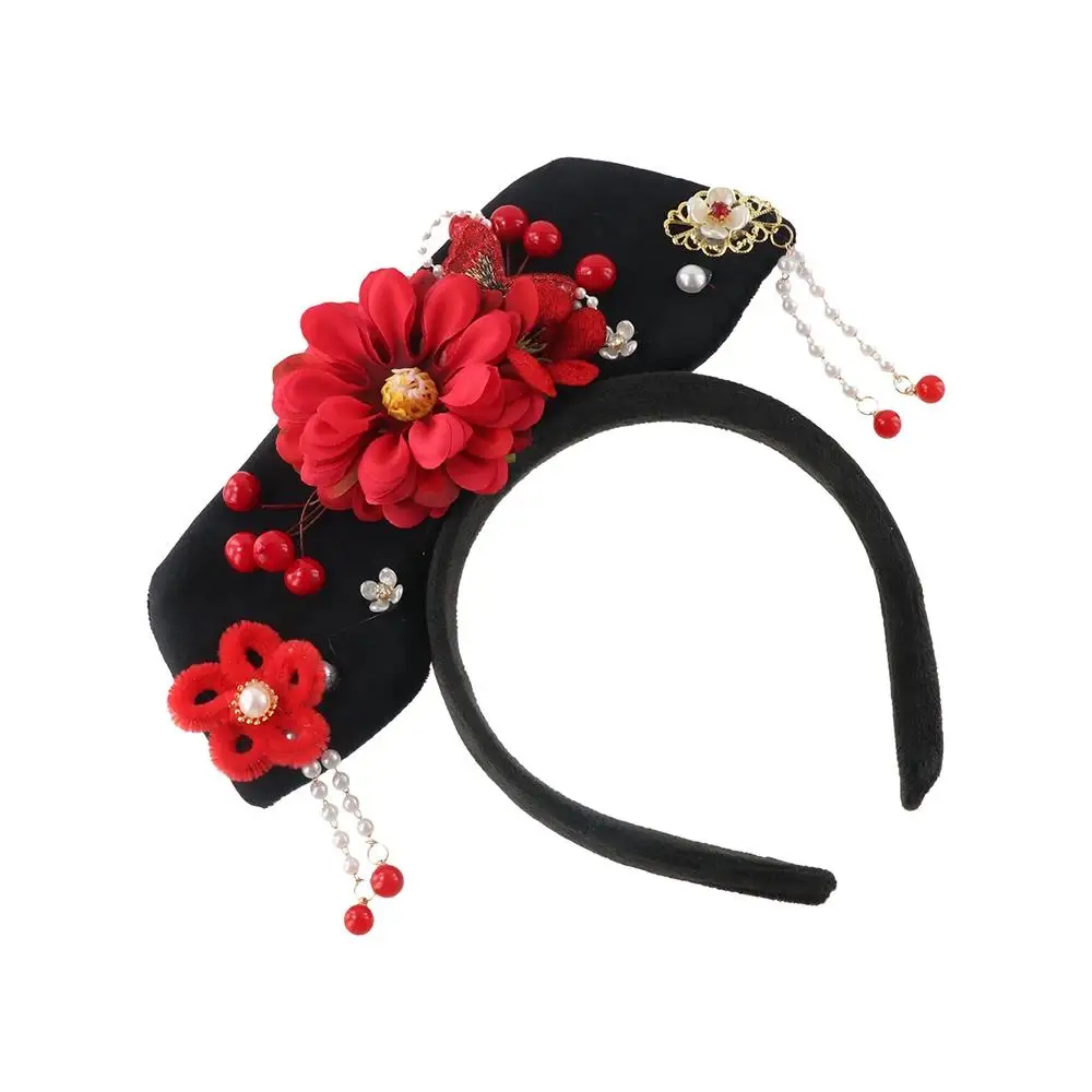 Flower Chinese Style Headwear Pearl Bow Ancient Style Headband Chinese Antique Headdress Tassel Hanfu Hair Clip Women
Flower Chinese Style Headwear Pearl Bow Ancient Style Headband Chinese Antique Headdress Tassel Hanfu Hair Clip Women