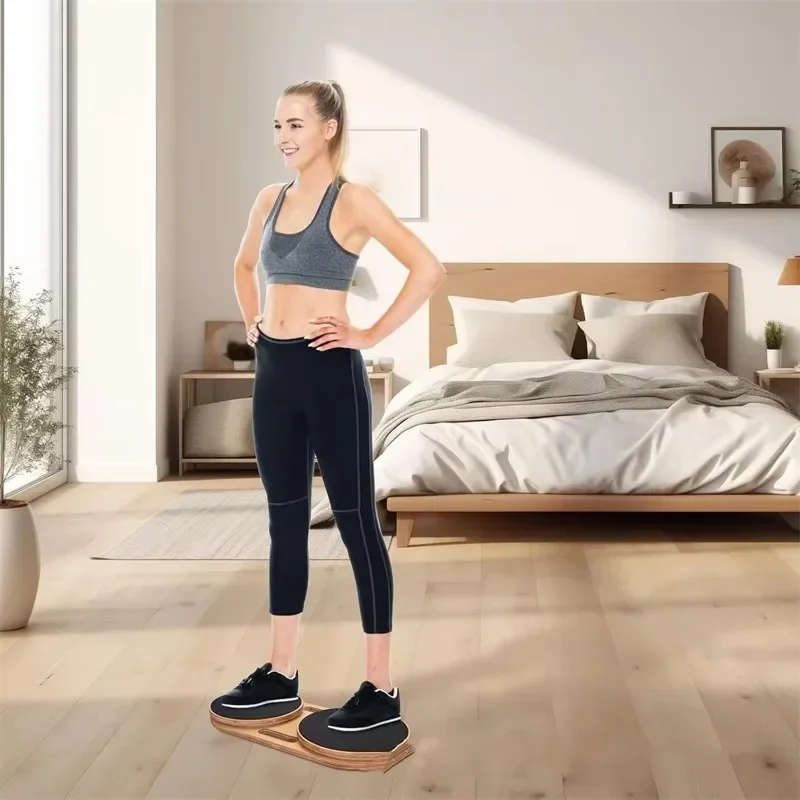 Double Pedal Wooden Waist Twisting Trainer Rotatable Training Disc For Adult Daily Household Full Body Shaping Workout
Double Pedal Wooden Waist Twisting Trainer Rotatable Training Disc For Adult Daily Household Full Body Shaping Workout