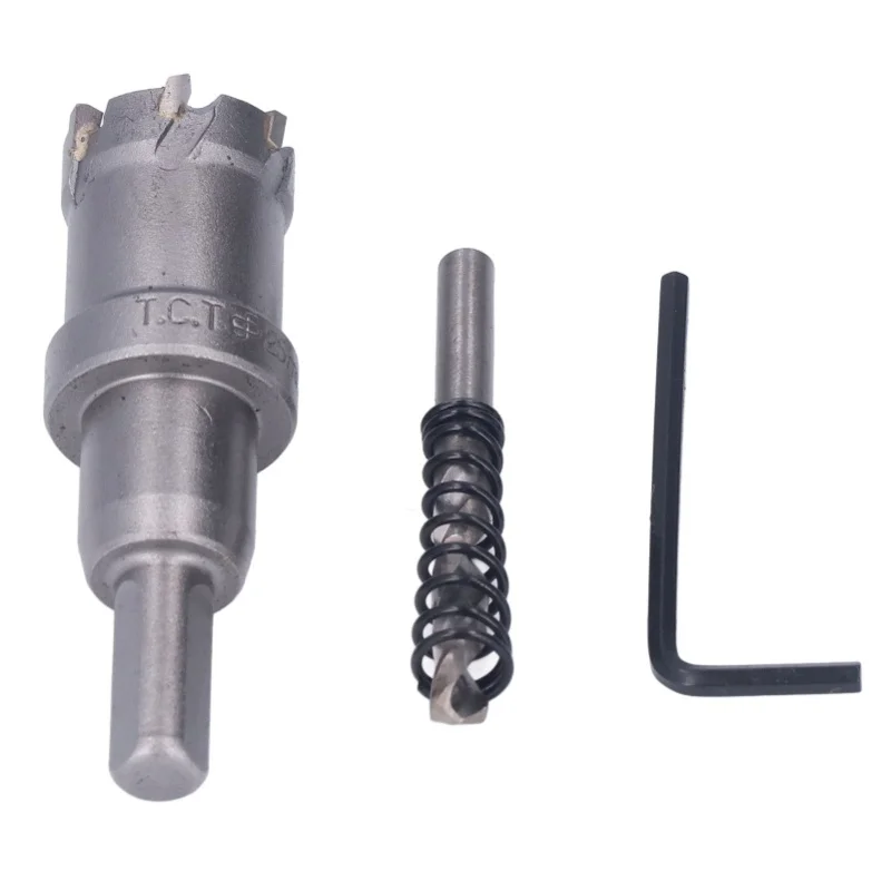 Carbide Hole Saw Bit TCT Thick Metal Teeth Hole Cutter Kit With Hex Wrench Coring Drill25mm / 1in
Carbide Hole Saw Bit TCT Thick Metal Teeth Hole Cutter Kit With Hex Wrench Coring Drill25mm / 1in