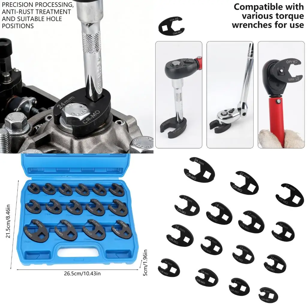 Multiple Size 15Pcs 3/8 Inches Wrench Set Heat Treated For Tightening And Loosening high quality
Multiple Size 15Pcs 3/8 Inches Wrench Set Heat Treated For Tightening And Loosening high quality