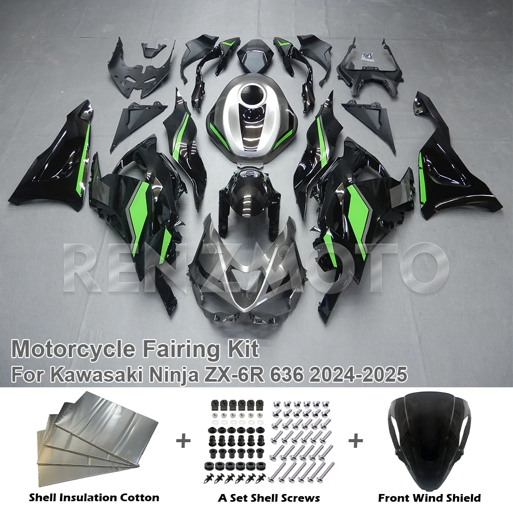 Motorcycle Fairing Set For Kawasaki Ninja ZX-6R 636 24-25 Body Kit Decoration Plastic Guard Plate Accessories Shell K0624-2008c
Motorcycle Fairing Set For Kawasaki Ninja ZX-6R 636 24-25 Body Kit Decoration Plastic Guard Plate Accessories Shell K0624-2008c