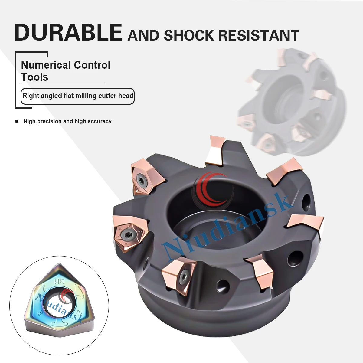 Fast Feed Milling Cutters Head MFWN90 Right Angle Milling Cutters Disc WNMU080608 Two-Sided Hexagonal CNC Lathe Milling Inserts
Fast Feed Milling Cutters Head MFWN90 Right Angle Milling Cutters Disc WNMU080608 Two-Sided Hexagonal CNC Lathe Milling Inserts