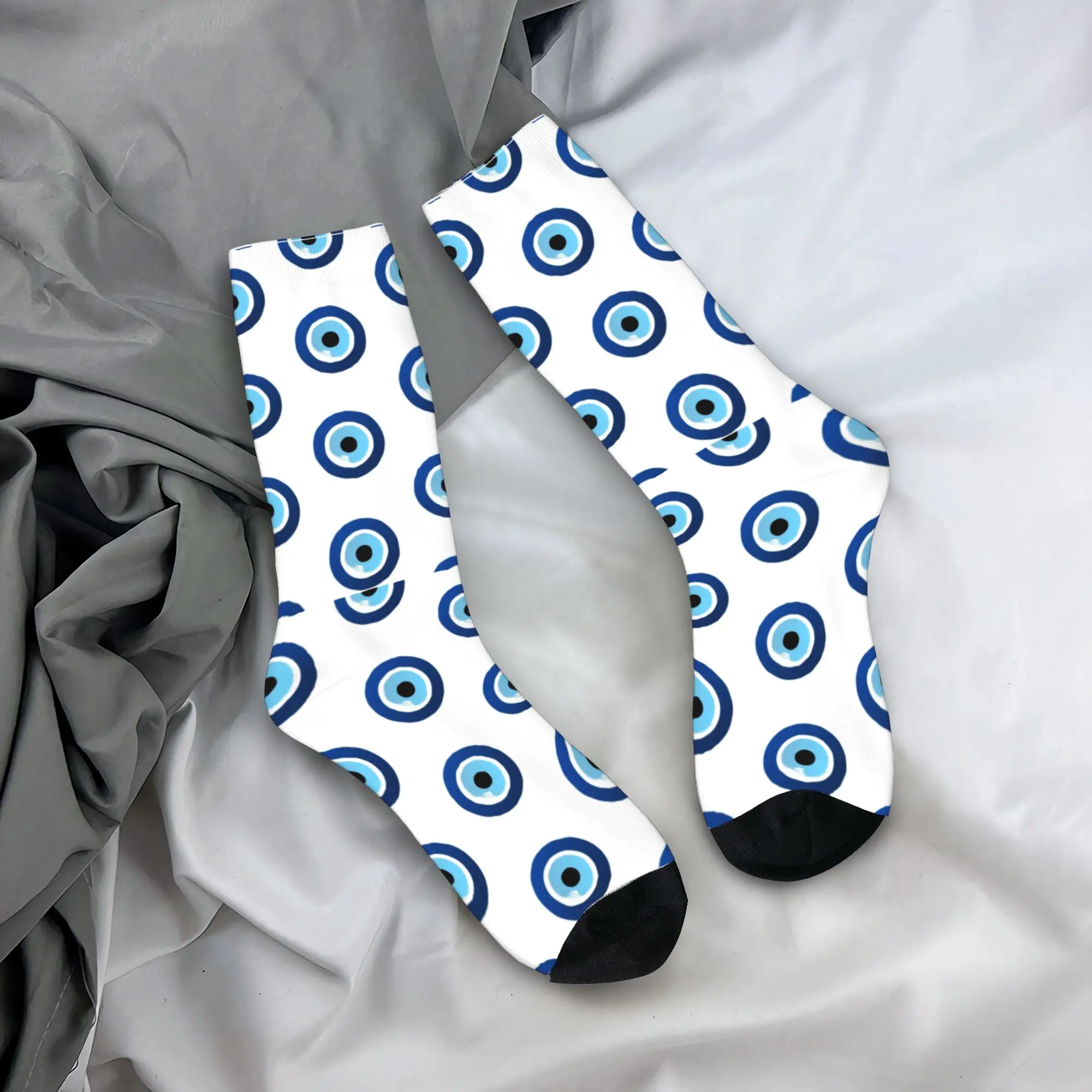 Custom Cool Mens Greek Evil Eye Hamsa Dress Socks Unisex Breathbale Warm 3D Printed Nazar Amulet Boho Charm Crew Socks
Custom Cool Mens Greek Evil Eye Hamsa Dress Socks Unisex Breathbale Warm 3D Printed Nazar Amulet Boho Charm Crew Socks