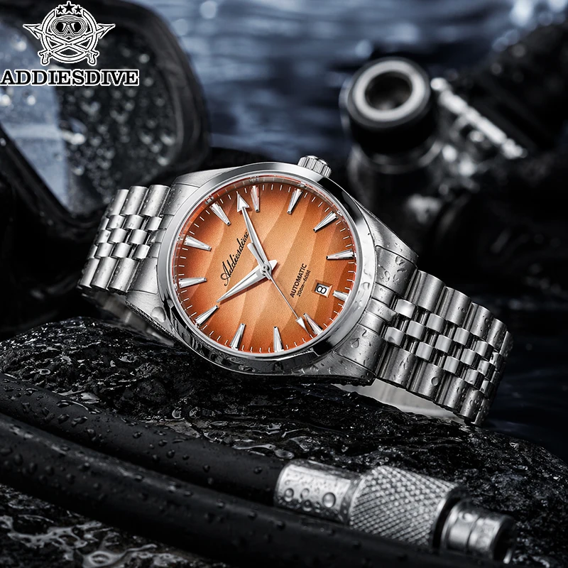 ADDIESDIVE AD2540 Automatic Watch Men 39mm Sapphire 200M Diving BGW9 Luminous Stainless Steel Mechanical Date
ADDIESDIVE AD2540 Automatic Watch Men 39mm Sapphire 200M Diving BGW9 Luminous Stainless Steel Mechanical Date