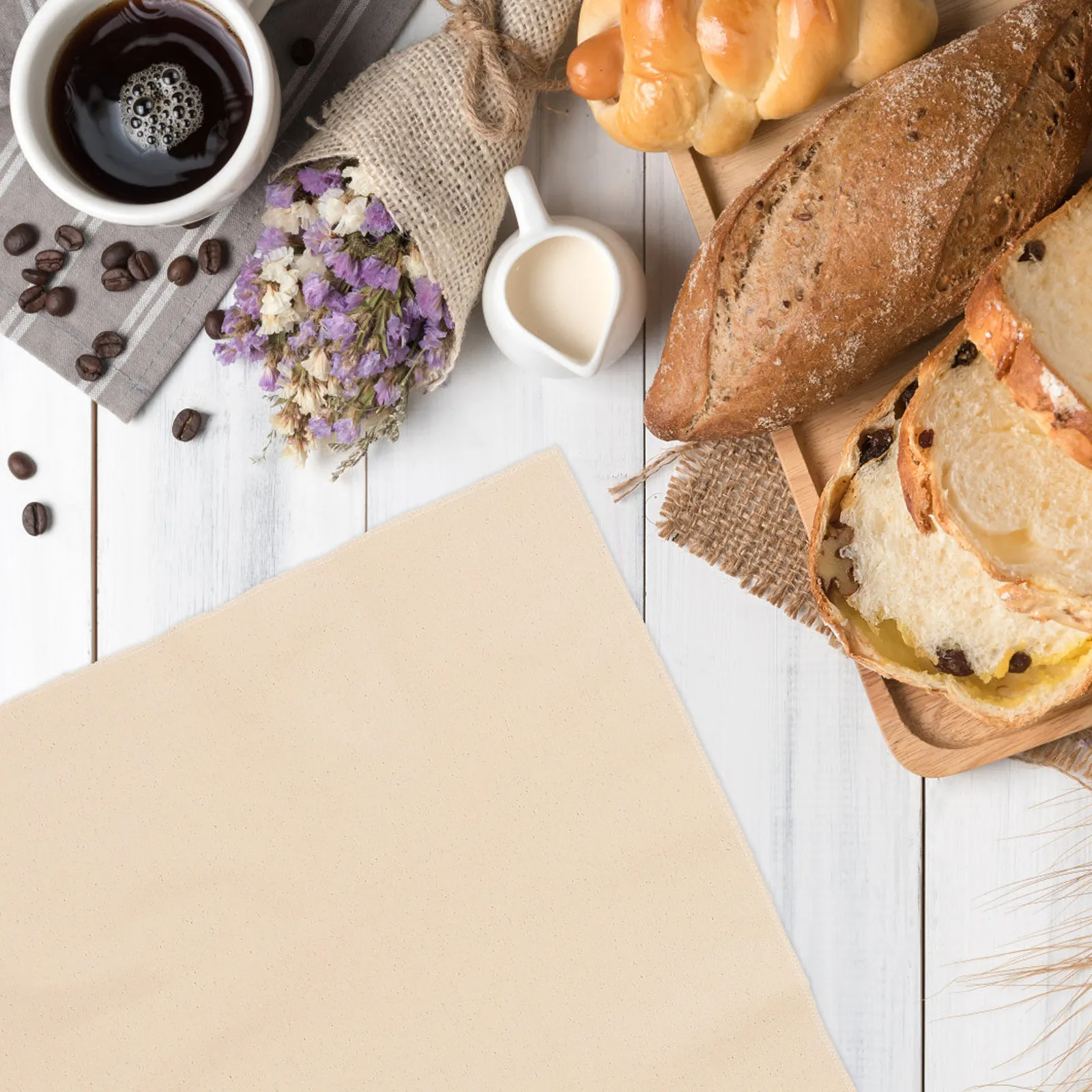 2Pcs Fermented Bread Proofing Cloth Dough Baking Basket Liner Kitchen Baking Accessories Bread Cloth Kitchen Utensil
2Pcs Fermented Bread Proofing Cloth Dough Baking Basket Liner Kitchen Baking Accessories Bread Cloth Kitchen Utensil