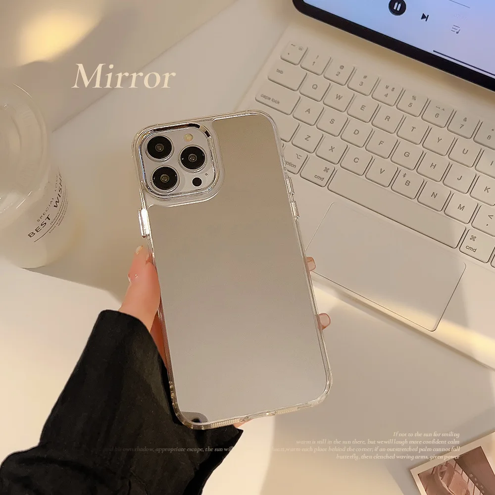Electroplating mirror 17pro max suitable for iPhone 16 Apple 15 phone case 12 high-end feel 13 Pro minimalist 11
Electroplating mirror 17pro max suitable for iPhone 16 Apple 15 phone case 12 high-end feel 13 Pro minimalist 11