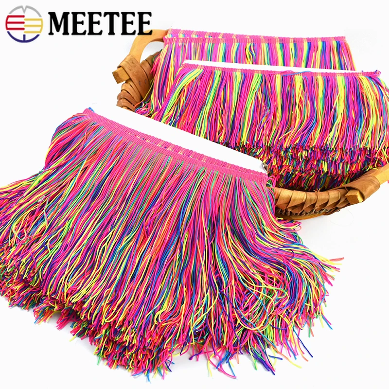 2M 10/15/20cm Polyester Rainbow Fringe Colorful Long Tassel for Skirt Dress Curtain Stage Wear Lace Trim DIY Sewing Accessories
2M 10/15/20cm Polyester Rainbow Fringe Colorful Long Tassel for Skirt Dress Curtain Stage Wear Lace Trim DIY Sewing Accessories