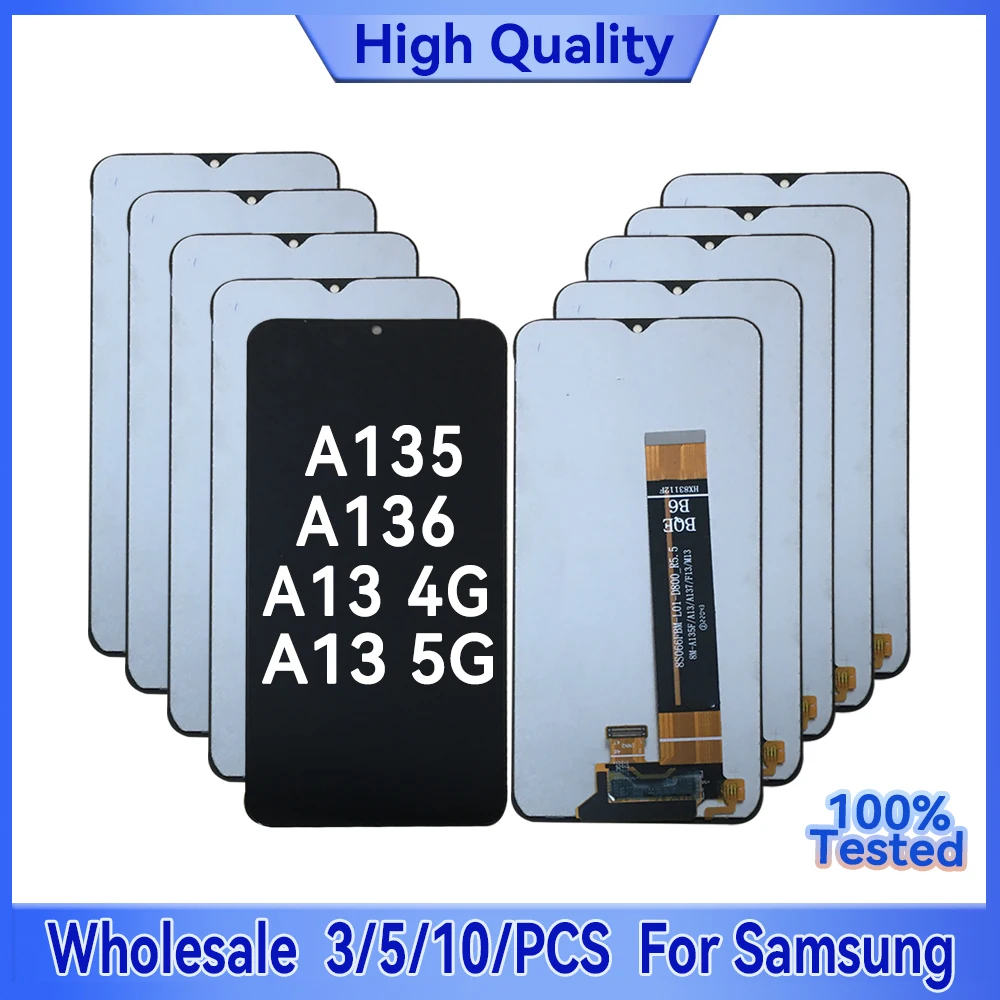 5/10 Pieces/Lot For Samsung A13 5G A136B 136B A136U Screen Lcd Display With Touch Assembly A13 4G A135 A135F A135U A135U1
5/10 Pieces/Lot For Samsung A13 5G A136B 136B A136U Screen Lcd Display With Touch Assembly A13 4G A135 A135F A135U A135U1