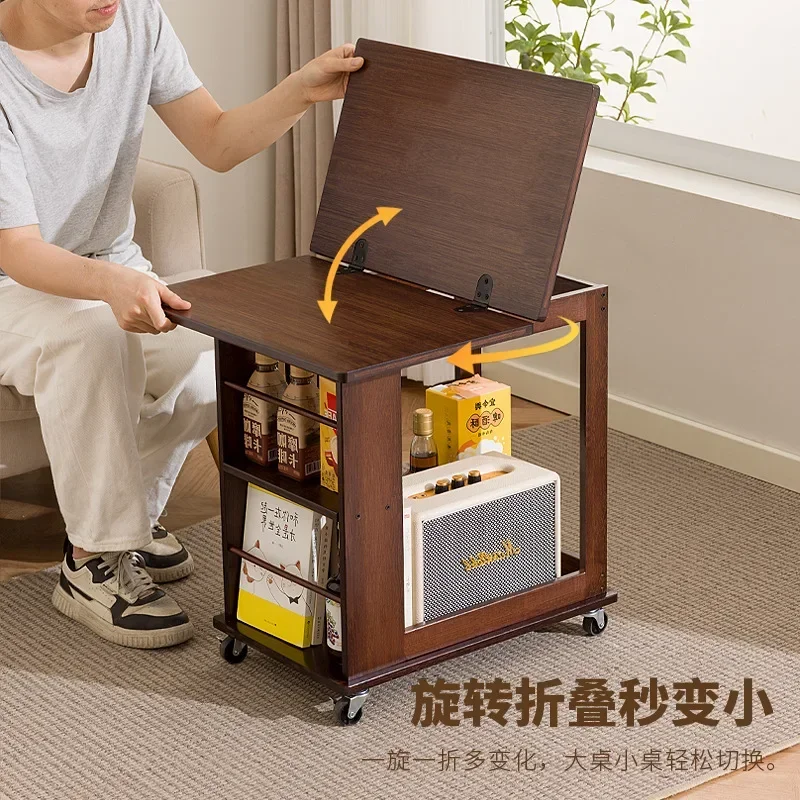 Mobile side table coffee table living room sofa side cabinet trolley folding multi-purpose table medieval small table
Mobile side table coffee table living room sofa side cabinet trolley folding multi-purpose table medieval small table