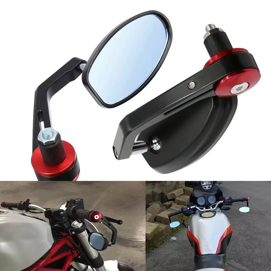 1 Pair 7/8" Motorcycle Rear view Mirrors Clear Glass Scooter Bar End Handlebar Mirror Accessories for yamaha mt 07 kawasaki zx9r
1 Pair 7/8" Motorcycle Rear view Mirrors Clear Glass Scooter Bar End Handlebar Mirror Accessories for yamaha mt 07 kawasaki zx9r
