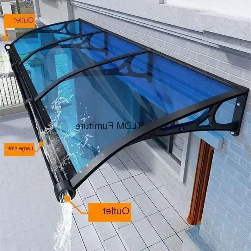 Modern Awnings for B&B Aluminum Alloy Rain-dropping Design with Bracket Awning Luxury High-end Household Awnings for Entrance
Modern Awnings for B&B Aluminum Alloy Rain-dropping Design with Bracket Awning Luxury High-end Household Awnings for Entrance