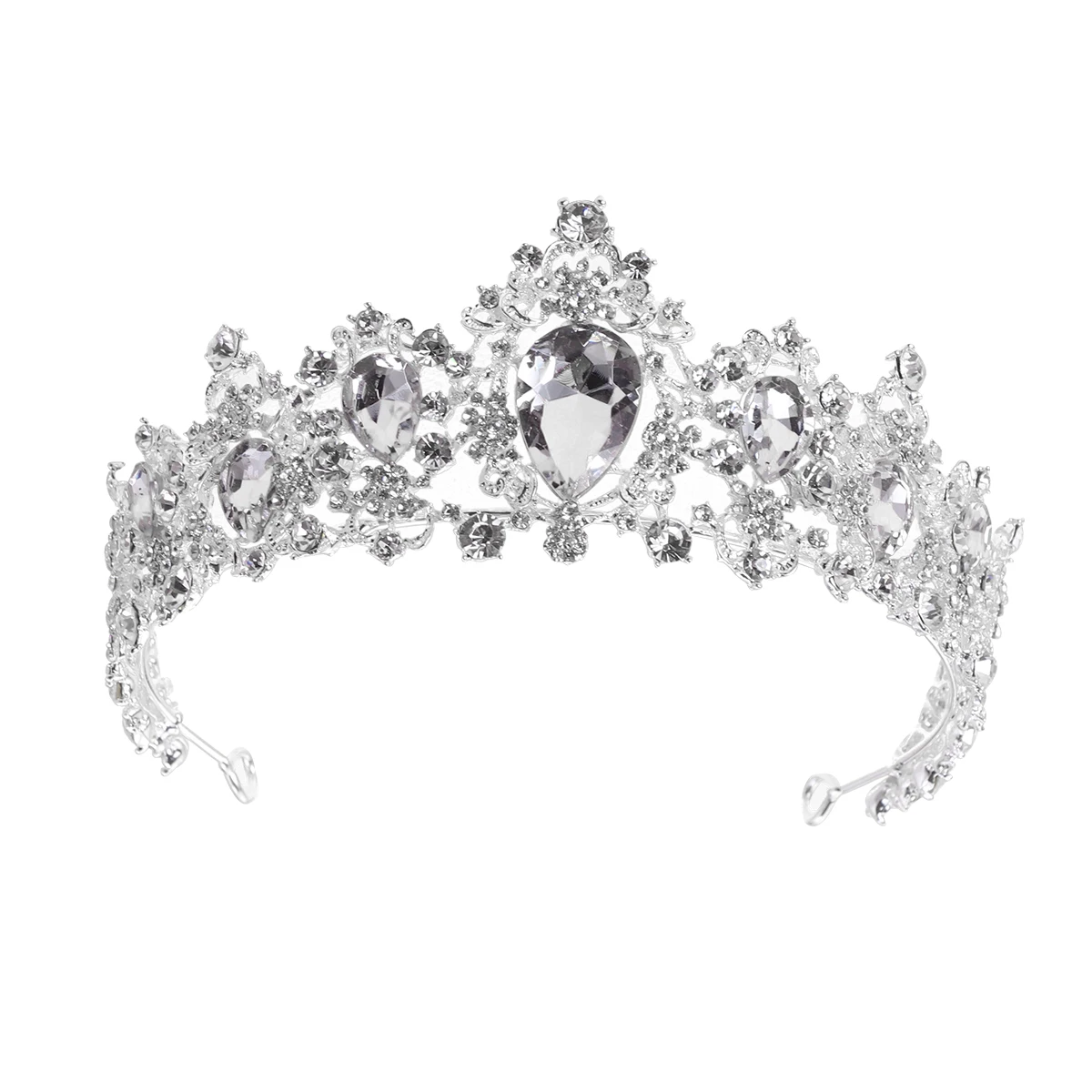 Crystal Crown Bridal Tiara Wedding Hair Accessories Royal Headpiece Jewelry Gorgeous Design Lightweight Durable Tiara Crown
Crystal Crown Bridal Tiara Wedding Hair Accessories Royal Headpiece Jewelry Gorgeous Design Lightweight Durable Tiara Crown