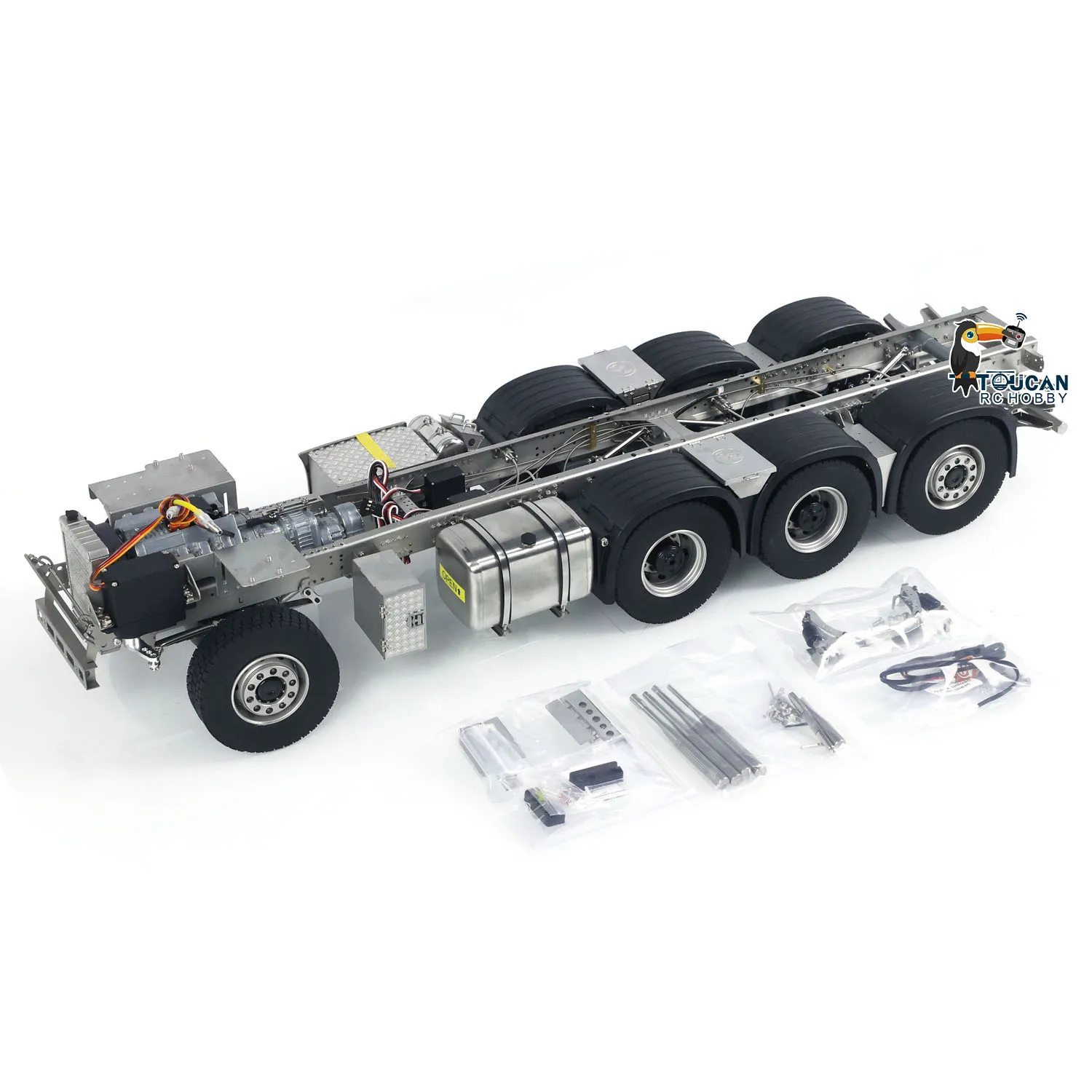 1/14 8x8 Metal Chassis for 770S JX Model F1650 Crane RC Trucks Electric Painted Finished TOUCAN Cars 3-speed Gearbox Machine
1/14 8x8 Metal Chassis for 770S JX Model F1650 Crane RC Trucks Electric Painted Finished TOUCAN Cars 3-speed Gearbox Machine