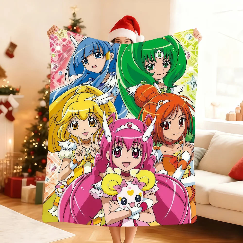 S-Smile-E P-PrecureS Cute Anime Blanket Soft Throw Blanket for Home Bedroom Bed Sofa Picnic Travel Office RestCover Blanket Gift
S-Smile-E P-PrecureS Cute Anime Blanket Soft Throw Blanket for Home Bedroom Bed Sofa Picnic Travel Office RestCover Blanket Gift