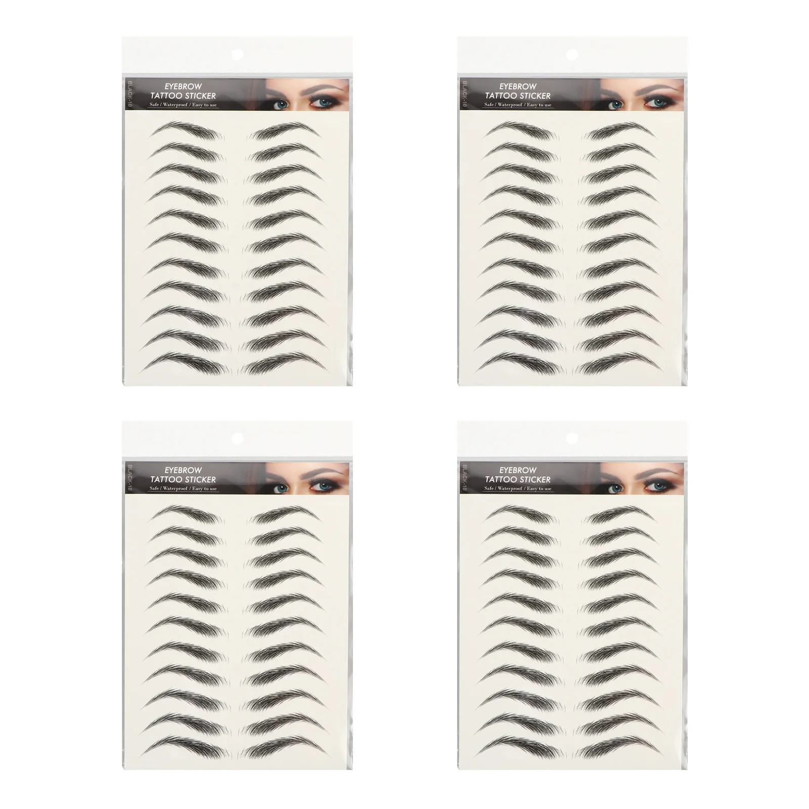4Sheets WaterproofEyebrowStickers TemporaryTattoos BrownColor Realistic6DHairLikeEyebrows CosmeticPatch SparseEyebrows Reusable
4Sheets WaterproofEyebrowStickers TemporaryTattoos BrownColor Realistic6DHairLikeEyebrows CosmeticPatch SparseEyebrows Reusable