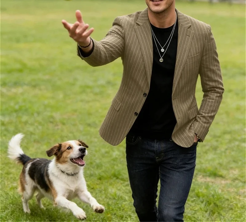 Men's Striped Blazer Casual Slim Fit Suit Jacket+pants 2026 New Business Casual Single Breasted Blazer for Men Office Wedding
Men's Striped Blazer Casual Slim Fit Suit Jacket+pants 2026 New Business Casual Single Breasted Blazer for Men Office Wedding