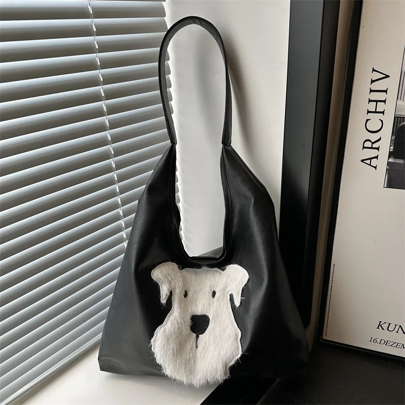 Tote bag 2025 new large capacity simple Korean version large capacity shoulder bag cartoon dog commuting women's bag
Tote bag 2025 new large capacity simple Korean version large capacity shoulder bag cartoon dog commuting women's bag