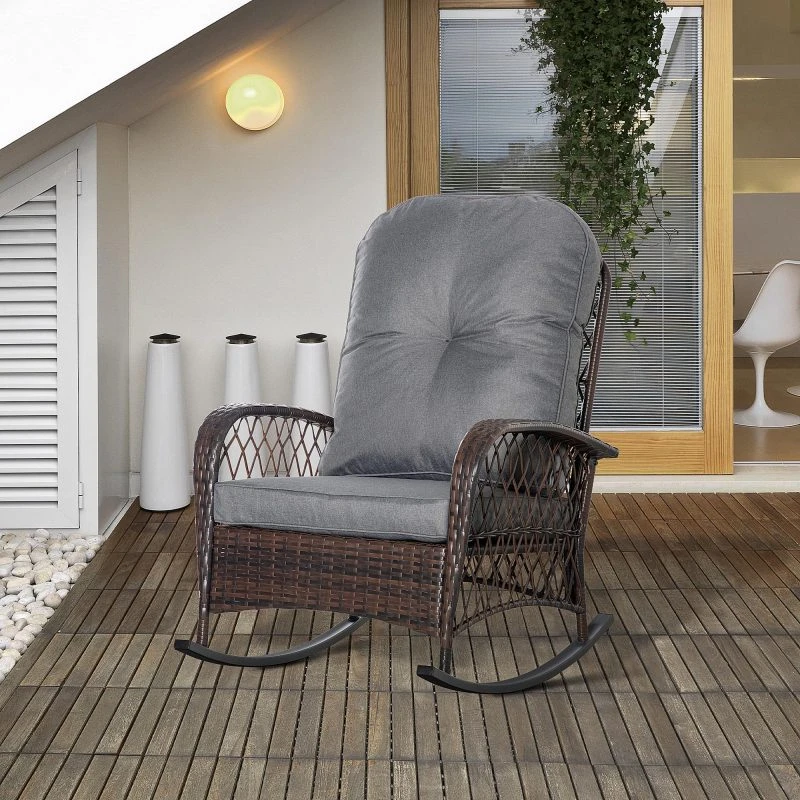 Outdoor Wicker Rocking Chair Oversized Luxury Lounge Sofa Patio Garden Backyard Armchair Couch Sofas Modern Outdoor Furniture
Outdoor Wicker Rocking Chair Oversized Luxury Lounge Sofa Patio Garden Backyard Armchair Couch Sofas Modern Outdoor Furniture