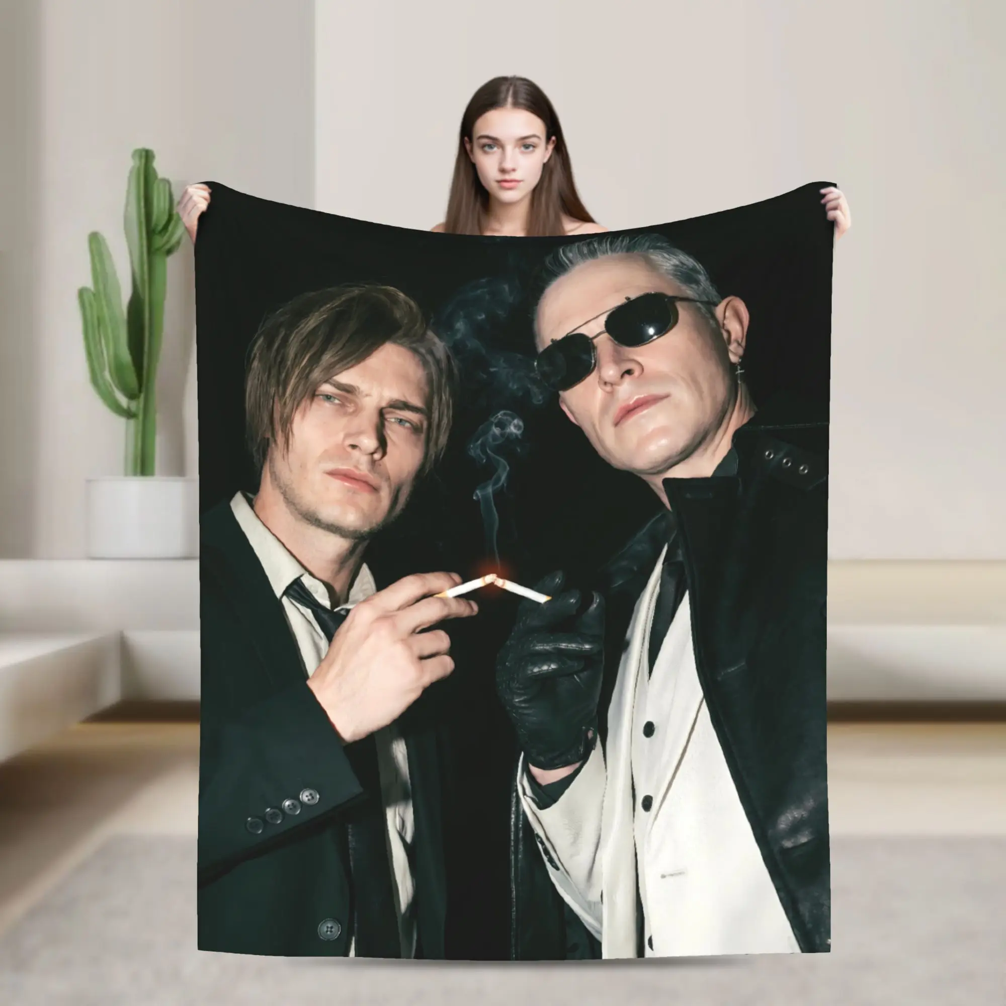 Residents Evils 9 Leon Keneddy Flannel Blanket Warm Soft Bedding Throws for Bedroom Airplane Travel Funny Bedspread Sofa Bed
Residents Evils 9 Leon Keneddy Flannel Blanket Warm Soft Bedding Throws for Bedroom Airplane Travel Funny Bedspread Sofa Bed