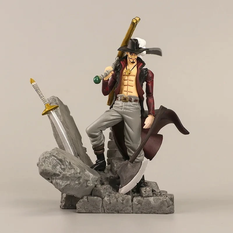 New 15cm ONE PIECE Anime Figure Dracule Mihawk Eagle Eye Top Battle Model Action Figure Collection Crafts Festival Gifts Toy Kid
New 15cm ONE PIECE Anime Figure Dracule Mihawk Eagle Eye Top Battle Model Action Figure Collection Crafts Festival Gifts Toy Kid