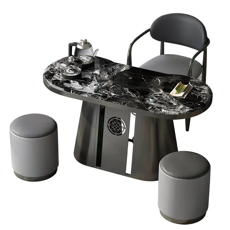 New Chinese Style Microlite Balcony Table-Chair Set Household Small Apartment Kettle Integrated Kung Fu Stone Plate
New Chinese Style Microlite Balcony Table-Chair Set Household Small Apartment Kettle Integrated Kung Fu Stone Plate