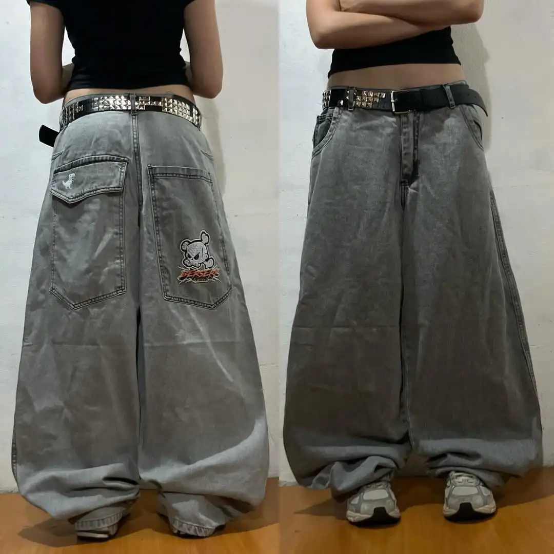 Baggy Cartoon Patch Pattern High Waisted Commute Denim Wide-leg Pants 2026 High Quality Korean Style Simple Straight Leg Jeans
Baggy Cartoon Patch Pattern High Waisted Commute Denim Wide-leg Pants 2026 High Quality Korean Style Simple Straight Leg Jeans