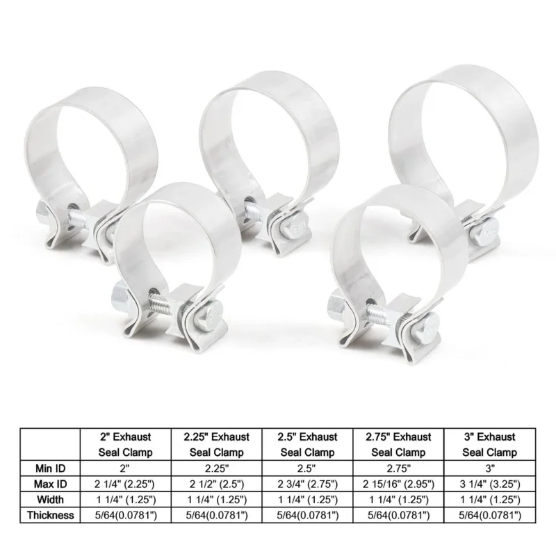 2.0" 2.25" 2.5" 2.75" 3.0" 304 Нержавеющая сталь Соединительная муфта для выхлопной ленты Зажимная втулка Соединитель TT102258
2.0" 2.25" 2.5" 2.75" 3.0" 304 Нержавеющая сталь Соединительная муфта для выхлопной ленты Зажимная втулка Соединитель TT102258
