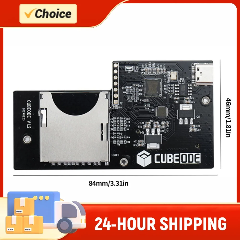 CUBEODE V1.2 Optical Drive Emulator Upgraded GC Loder Plug and Play for NGC DOL-001/DOL-101 Game Console
CUBEODE V1.2 Optical Drive Emulator Upgraded GC Loder Plug and Play for NGC DOL-001/DOL-101 Game Console