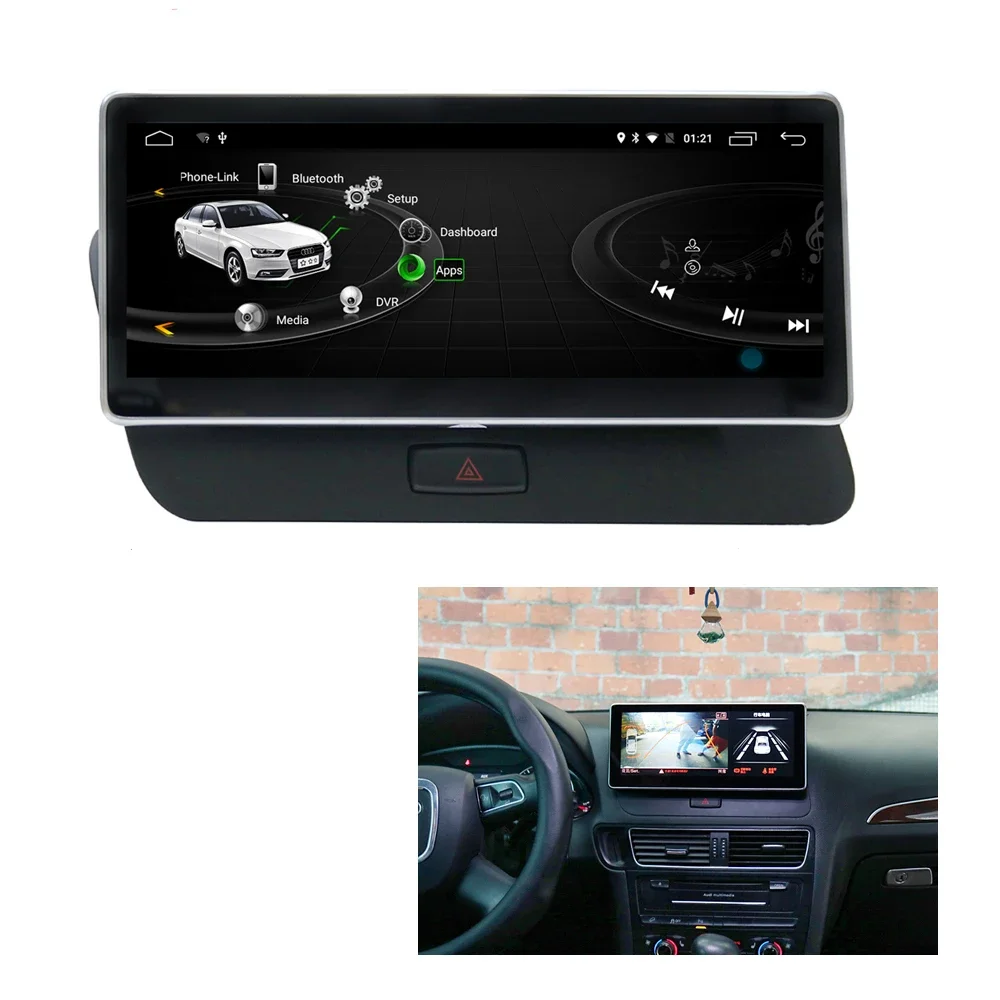 4G RAM 64G ROM 10.25" touch screen GPS Navigation Android display for Q5 2009-2016
4G RAM 64G ROM 10.25" touch screen GPS Navigation Android display for Q5 2009-2016