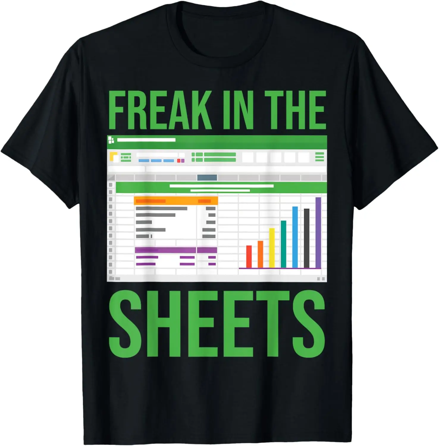 Футболка Freak in the Sheets Funny Spreadsheets Забавная футболка с компьютерной шуткой 
Футболка Freak in the Sheets Funny Spreadsheets Забавная футболка с компьютерной шуткой