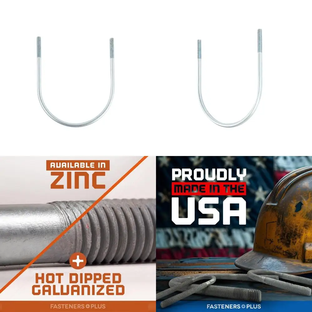 Набор оцинкованных круглых U-образных болтов для круглых труб диаметром от 14-1/8 до 17-5/16 с безопасным решением крепления
Набор оцинкованных круглых U-образных болтов для круглых труб диаметром от 14-1/8 до 17-5/16 с безопасным решением крепления