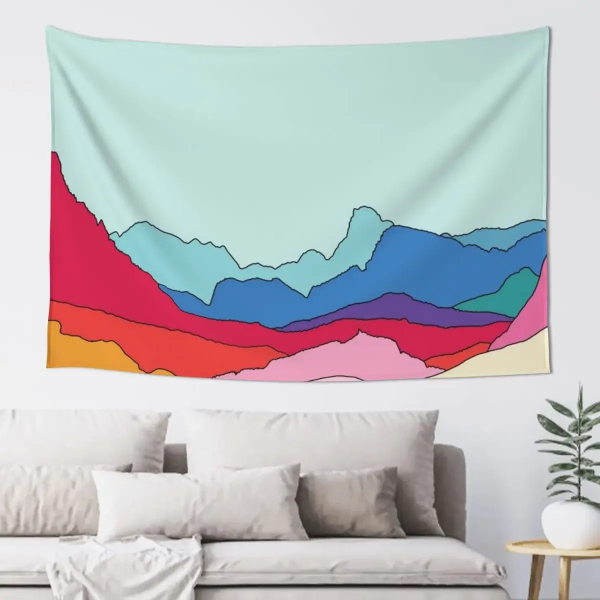 Rainbow mountains by Elebea Tapestry Decoration Bedroom Aesthetic Room Decor Korean Tapestry
Rainbow mountains by Elebea Tapestry Decoration Bedroom Aesthetic Room Decor Korean Tapestry