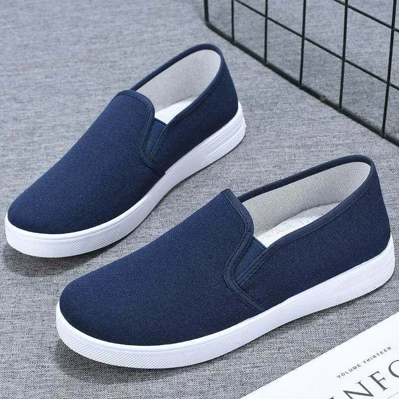Blue Anti-Static Unisex Color Flat Bottom Slip-On Beijing Work Cloth Shoes for Office Spring Season Protective Footwear
Blue Anti-Static Unisex Color Flat Bottom Slip-On Beijing Work Cloth Shoes for Office Spring Season Protective Footwear