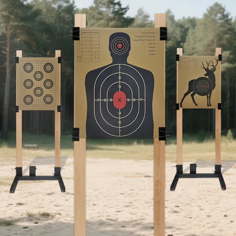 6-24 Inch Height Adjustable Shooting Target Paper Stand - Heavy Duty for Shooting Practice
6-24 Inch Height Adjustable Shooting Target Paper Stand - Heavy Duty for Shooting Practice
