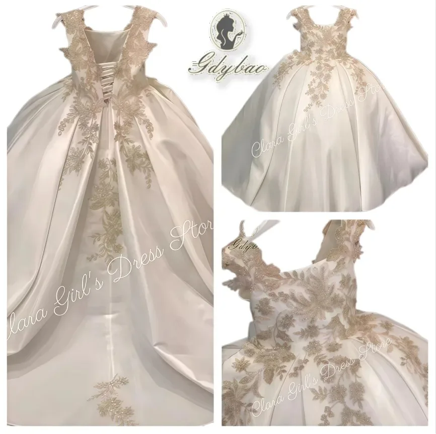 Customized Wedding Flower Girl Dress Wedding Girl's Prom Dress Toddler Lace Appliqué First Communion Dress Children's Pageant
Customized Wedding Flower Girl Dress Wedding Girl's Prom Dress Toddler Lace Appliqué First Communion Dress Children's Pageant